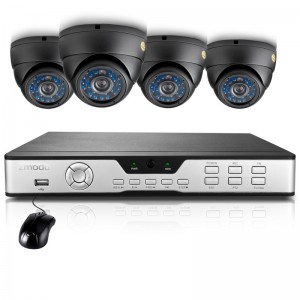 Zmodo 8CH Video Security System & 4 600TVL Sony CCD Cameras-500GB HDD