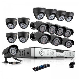 Zmodo 16CH Home Surveillance System & 16 600TVL Weatherproof Cameras