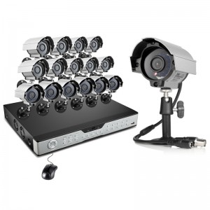 Zmodo 16CH CCTV Surveillance System 1TB HDD & 16 600TVL IR Cameras