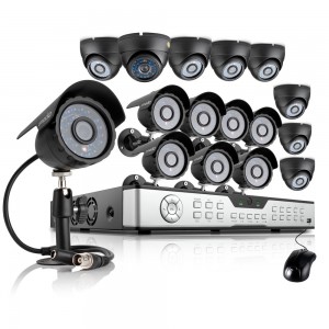 Zmodo 16CH CCTV Security System 1TB HDD & 16 600TVL Hi-Reso Cameras