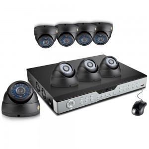 Zmodo 16CH CCTV Security System w/ 1TB HDD & 8 600TVL Dome Cameras